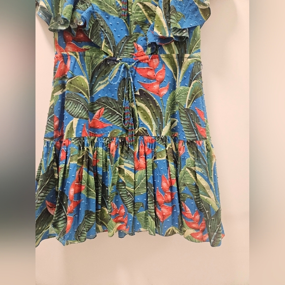 Farm Rio Dream Garden Floral Dress Size XS - Picture 8 of 14